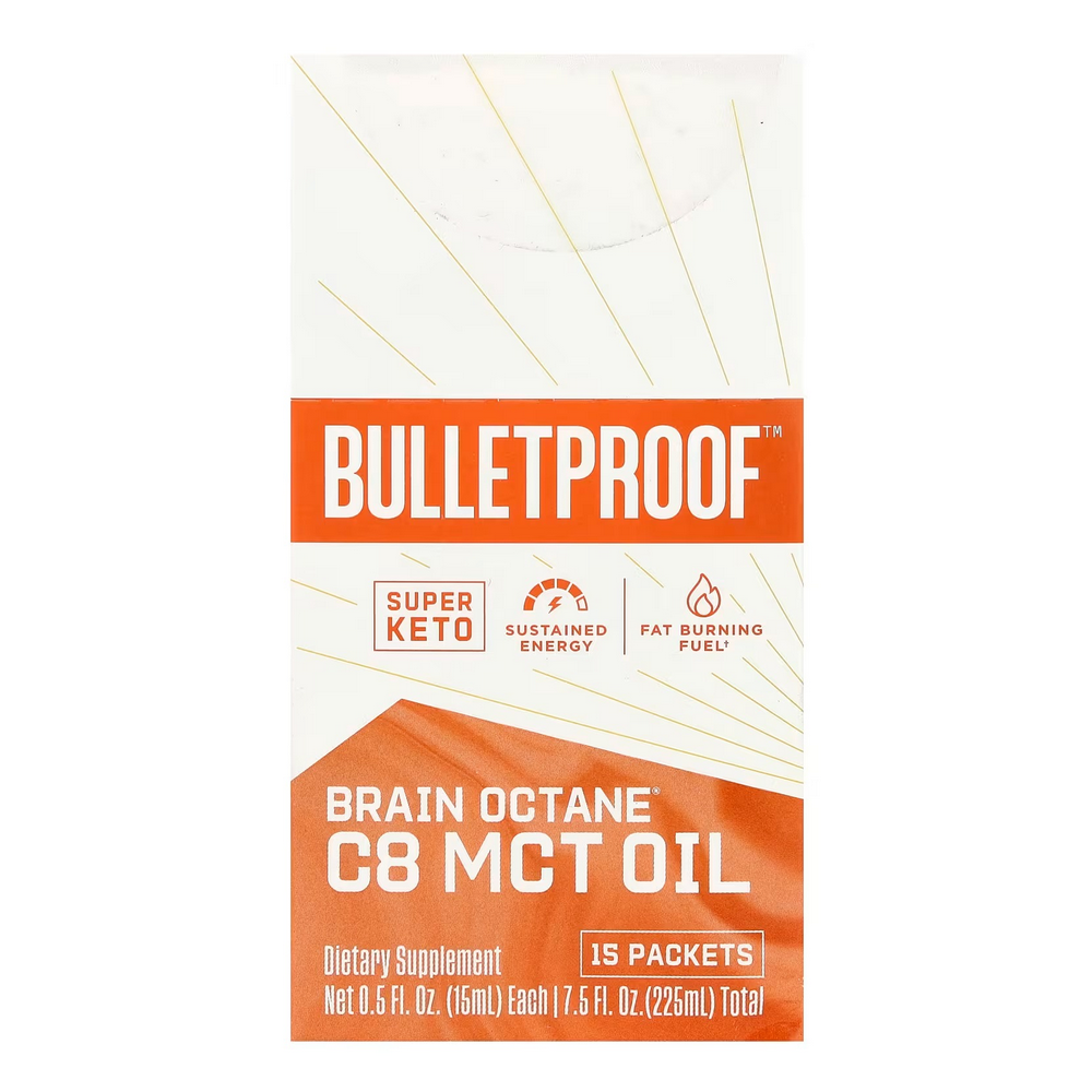 <b>불렛프루프</b> 브레인 옥테인 C8 MCT오일 15팩 15ml 개당