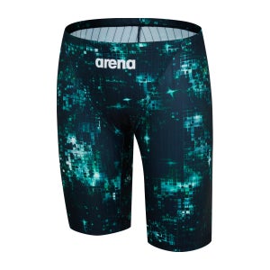 아레나 남성 4부 수영복 아이스그리드 A5FM1PM17 DGN