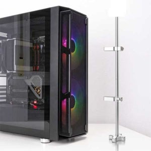 Coms 이중 그래픽카드 가이드 VGA GPU 수직 거치대 지지대 메인보드 브라켓고정