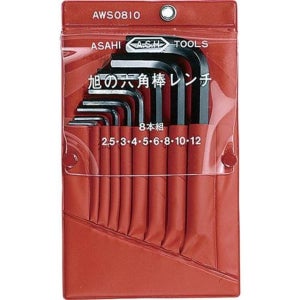 AWS0810 아사히L렌치세트숏 1SET 2.5-12MM8P 소모품 자재 파츠