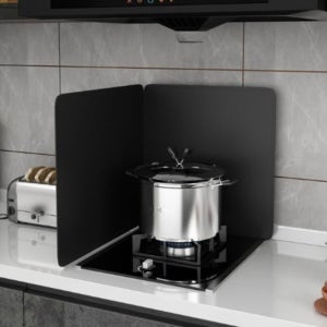 2단3단 블랙 접이식 주방 렌지 가림막 가드 기름튐방지 망 기름때방지 기름방지 시트