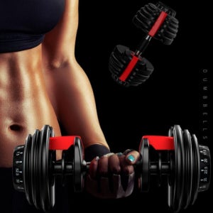 운동 웨이트 헬스 홈트 15단 무게조절 덤벨 아령