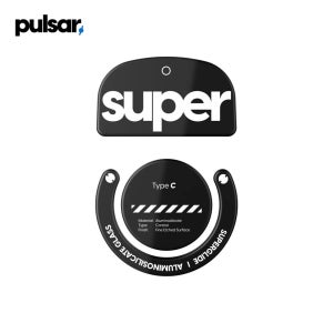 펄사 G Pro 슈퍼라이트 타입-C 블랙 지슈라 슈퍼글라이드 유리 마우스피트 Superglide Type-C Black