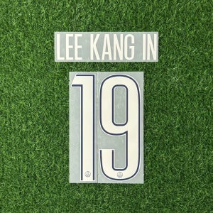 [오피셜] 24-25 PSG 4th LEE KANG IN 이강인19 UCL용 마킹 네임세트
