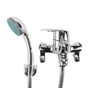 욕실 샤워기 수전 욕조 샤워수전 화장실 수도꼭지 교체샤워기 벽붙이 IP-E200