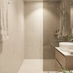 300X600각 도기질타일 빌바오 아이보리 무광 주방 욕실 화장실 베란다 벽타일