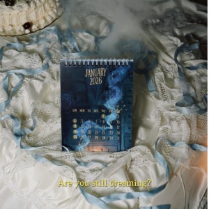 2026 탁상 달력 Dream Index 150x190 블루로사 데스크 캘린더