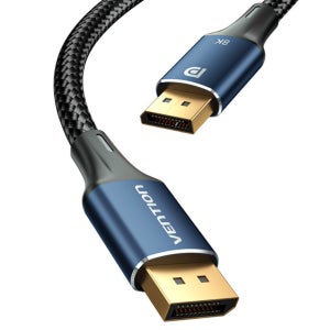 벤션 DP to DP 1.4 실버 이온 도금코어 케이블 2m HCELH