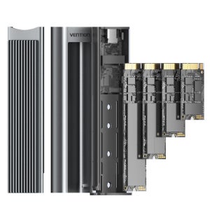 벤션 USB3.2 Gen2 M.2 NVMe SSD SATA 인클로저 외장케이스 KPLH0