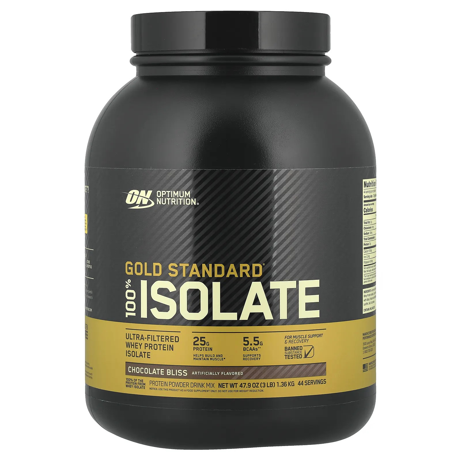 몸<b>관리</b>하세요 겨울입니다 Optimum Nutrition Gold Standard 100 Isolate 초콜릿 블리스 136kg3lbs 특별<b>관리</b>진행