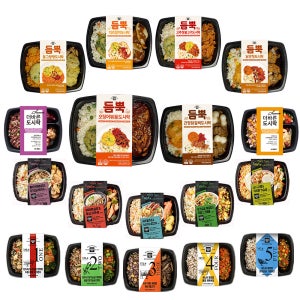 더바른도시락 베스트 18종 18팩 혼합 간편식 식단관리 한끼 냉동도시락