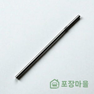 7mmx25cm 검정 자바라빨대 10000개 테이크아웃 음료용 커피용