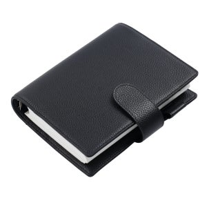 모텀 다이어리 엘리트 FCC 6공 소가죽 바인더 링 커버 노트 루즈리프 블랙, 1개