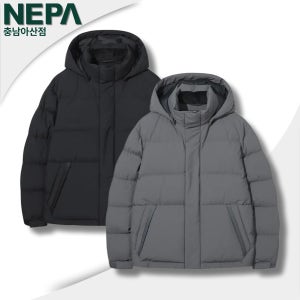 네파 숏패딩 프리미아 구스 다운 점퍼 남성 아웃도어 발열안감 생활방수 숏패딩