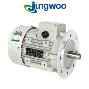 정우모터 3상 1/2마력 0.4KW 4극 B5 수직 71M CE 220/380V JDA