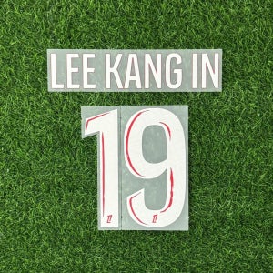 [오피셜] 24-25 PSG 홈 LEE KANG IN 이강인19 리게앙용 마킹 네임세트