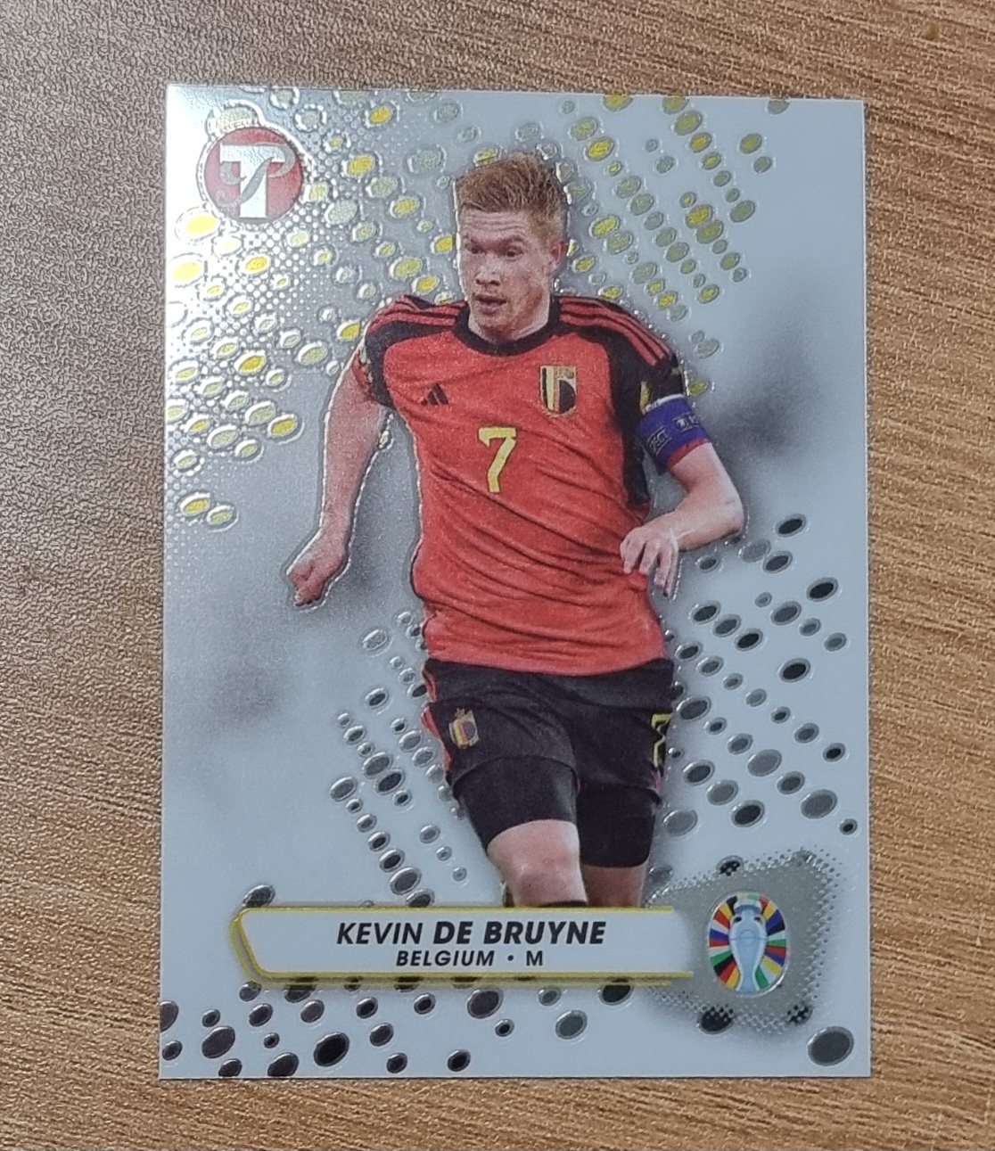 케빈 데 브라이너 2023 Topps Pristine Road to UEFA Euro 2024 Kevin de Bruyne NO-8 축구카드