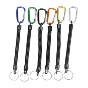 낚시 밧줄 로프 스프링 등산 카라비너 분실방지