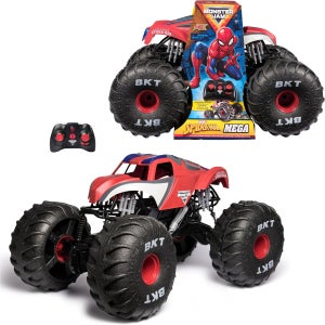 몬스터 잼 마블 메가 스파이더맨 RC 카 몬스터트럭 자동차 차량 1:6 스케일 장난감