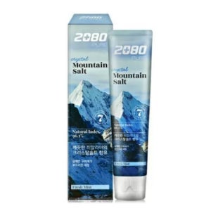 애경 2080 퓨어 마운틴솔트치약 화이트프레쉬민트향 120g 3입