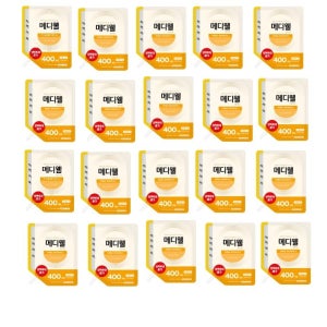 메디웰 RTH 티에프 화이버리스 (피딩세트) 건강한 간식 아침대용 팬트리 병문안 400ml 20개 1세트