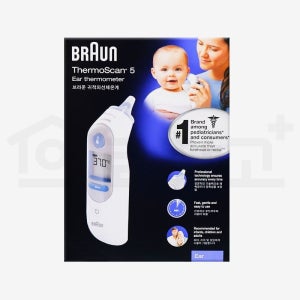 브라운 귀체온계 써모스캔 IRT6510 적외선 접촉식 귀 고막 온도계 신생아 아기 출산