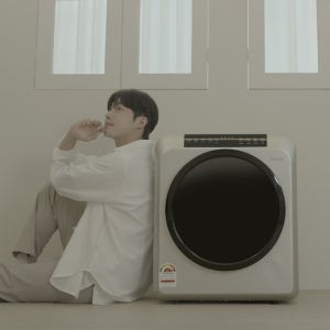 (한정50대) 한경희 미니건조기 5kg 메탈실버 빨래 의류 소형 원룸 수건 건조기