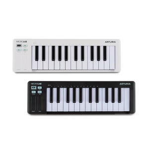 ARTURIA 마이크로랩 화이트 마스터키보드 포터블 미니 미디컨트롤러 MicroLab mk3