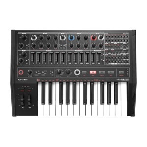 ARTURIA 미니브루트 2 느와르 아날로그 신디사이저 건반형 키보드 시퀀스 세미모듈러 MiniBrute 2 Noir
