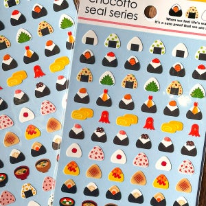 일본 삼각김밥 음식 조각 스티커 다꾸스티커