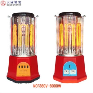 대성정밀 팔각 나노카본 팬히터 NCF380V-8000W 쾌속 난방 저소음 고효율 현장 공장