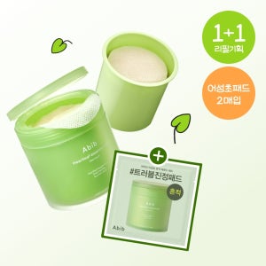 아비브 어성초 흔적 에센스 패드 클리어 터치 본품+리필, 140매, 1개