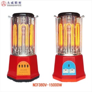 대성정밀 팔각 나노카본 팬히터 NCF380V-15000W 쾌속 난방 저소음 고효율 현장