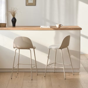 메종드꼼마 1+1 피카 쿠션 바스툴 아일랜드 식탁의자 홈바의자 높은 바텐 스탠딩 체어