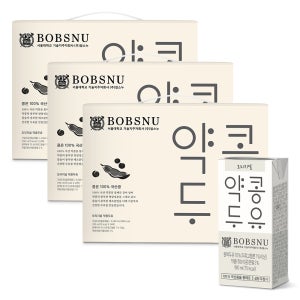 [설 선물] 서울대 밥스누 약콩두유 오리지널 24팩 × 3박스