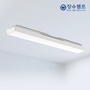 장수램프 사각 LED 일자등 30W 형광등 등기구