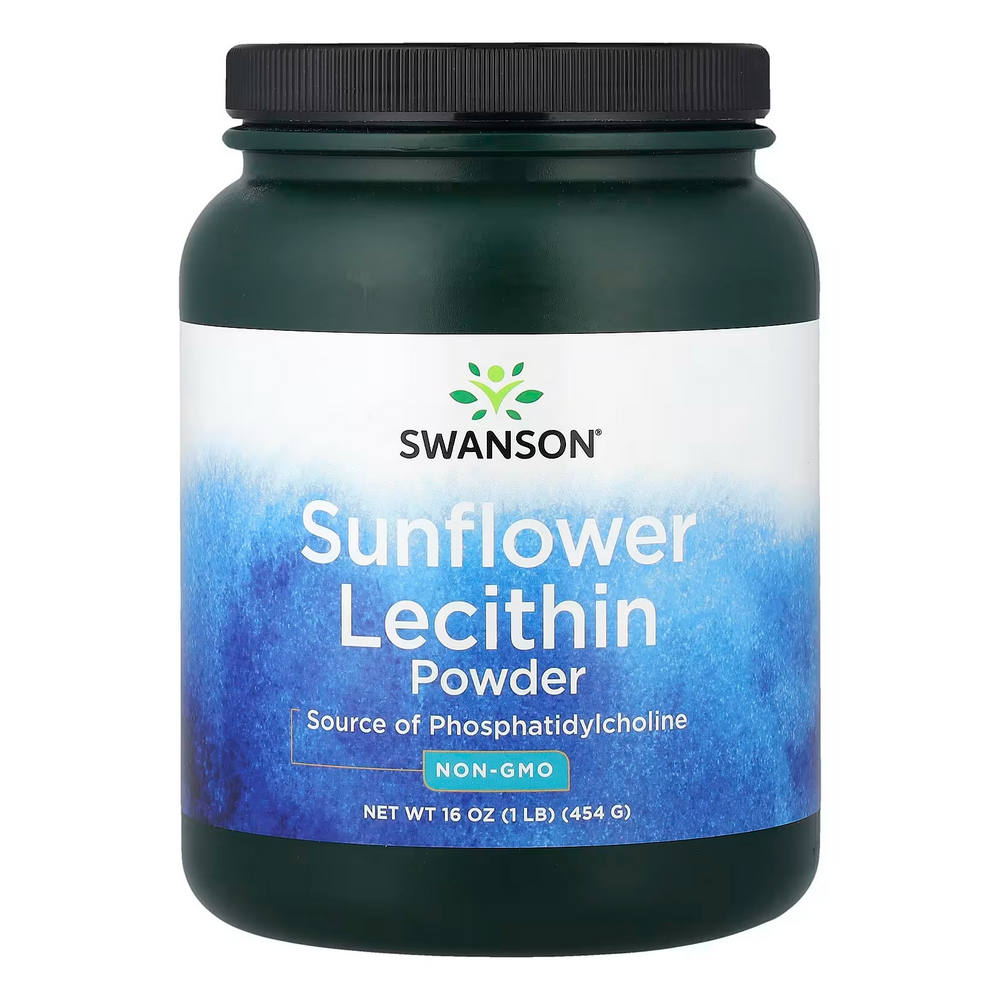 스완슨 <b>선플라워 레시틴</b> 파우더 1파운드 454g