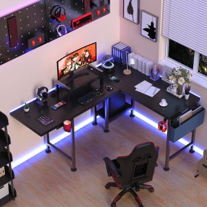 SAMMU 게이밍책상 모듈식 책상 컴퓨터책상 사무용책상 자유조립 L자형 일자형