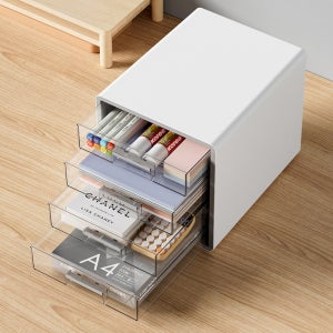 서류정리함 A4 파일보관함 파일꽂이 서류꽂이 4단
