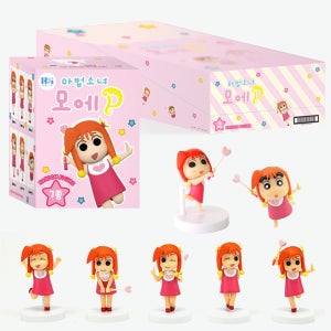 [1박스] 15개입 풀세트 짱구 모에피 마법소녀 피규어 1탄 편의점 CU 못말려 굿즈 가챠