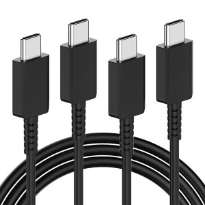 C to C 케이블 100W 초고속 충전 5A 20V PPS PD 블랙 2.4m, 2개