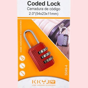 다잠궈 자물쇠 번호 초기화 미니 고리 3자리