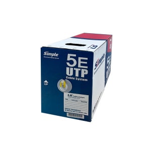 UTP케이블 CAT5e 노란색 랜케이블 박스 LS전선