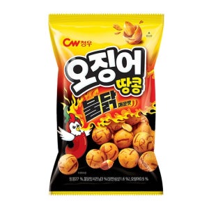 청우 오징어땅콩불닭맛 90g x 16개 연말 병오년 새해 행사 탕비실 회사 스낵 과자