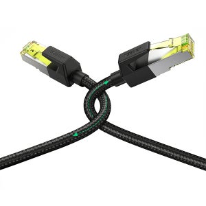 유그린 CAT7 SSTP 랜선 랜케이블 패브릭 인터넷선 0.5m, 1개