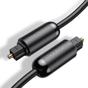 유그린 디지털 광 오디오 케이블 Toslink SPDIF 각대각 3m, 1개