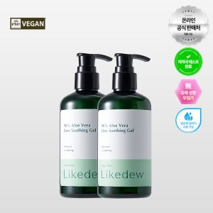 [알로에 베라 수딩젤] 유기농 임산부 아기 태열 가려움증 임신소양증 무향, 250g, 2개