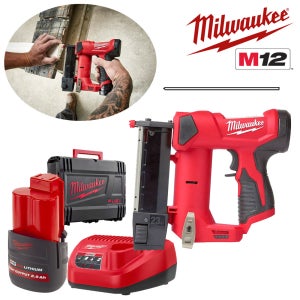 milwaukee M12 충전네일러 핀타카 (12V HB2.5Ah) 사용핀/23GA 실타카