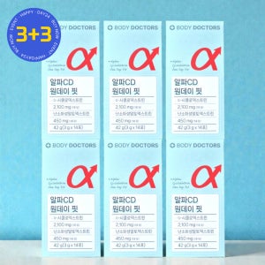 바디닥터스 알파 CD 원데이 핏 알파시클로덱스트린 14포 6개