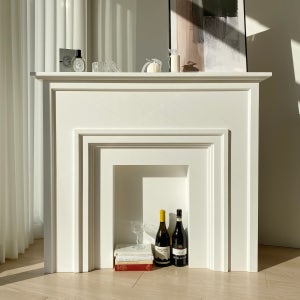 시그니처 모던 벽난로 콘솔 장식장 주문제작 (톡톡문의)